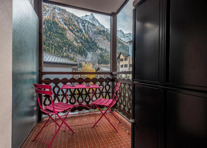 Vue Montagne Parking Prive Balcon Chamonix